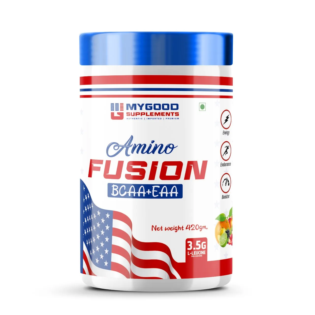 Amino Fusion BCAA + EAA – Fruit Flavor