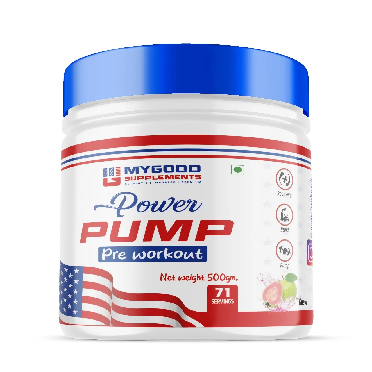Power Pump Pre-Workout Guava Flavor
