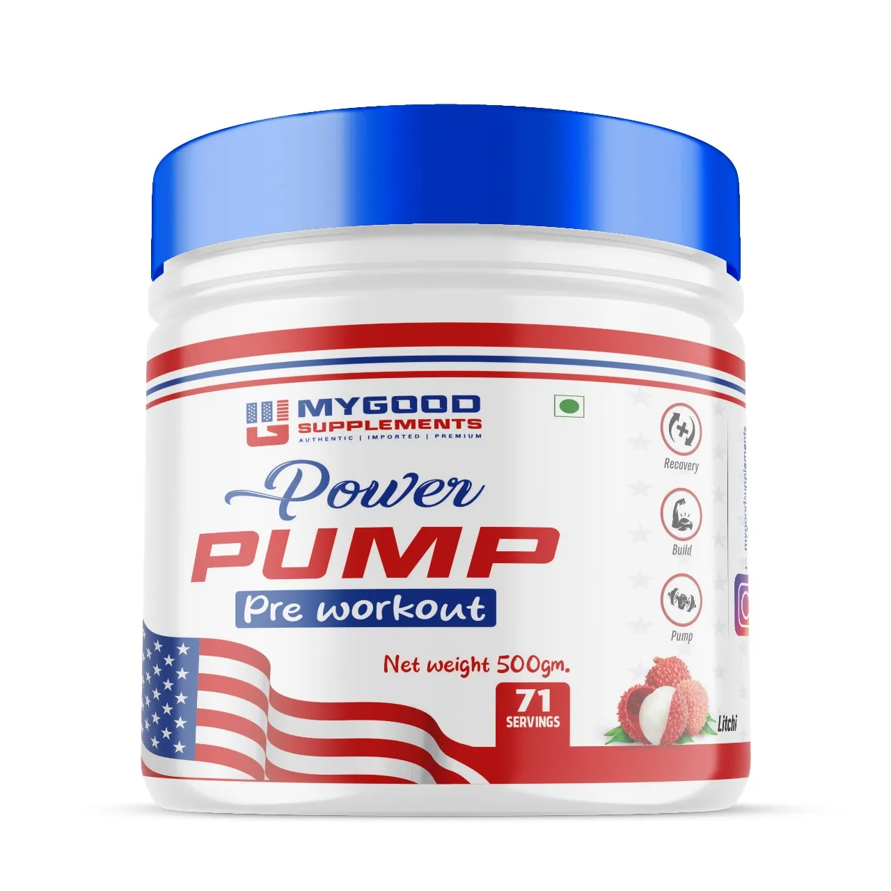 Power Pump Pre-Workout Litchi Flavor