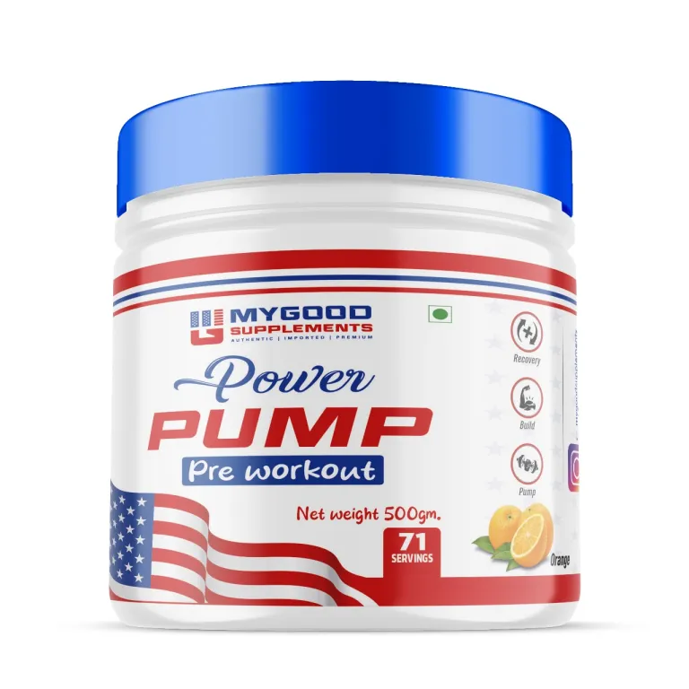 Power Pump Preworkout Orange Flavor