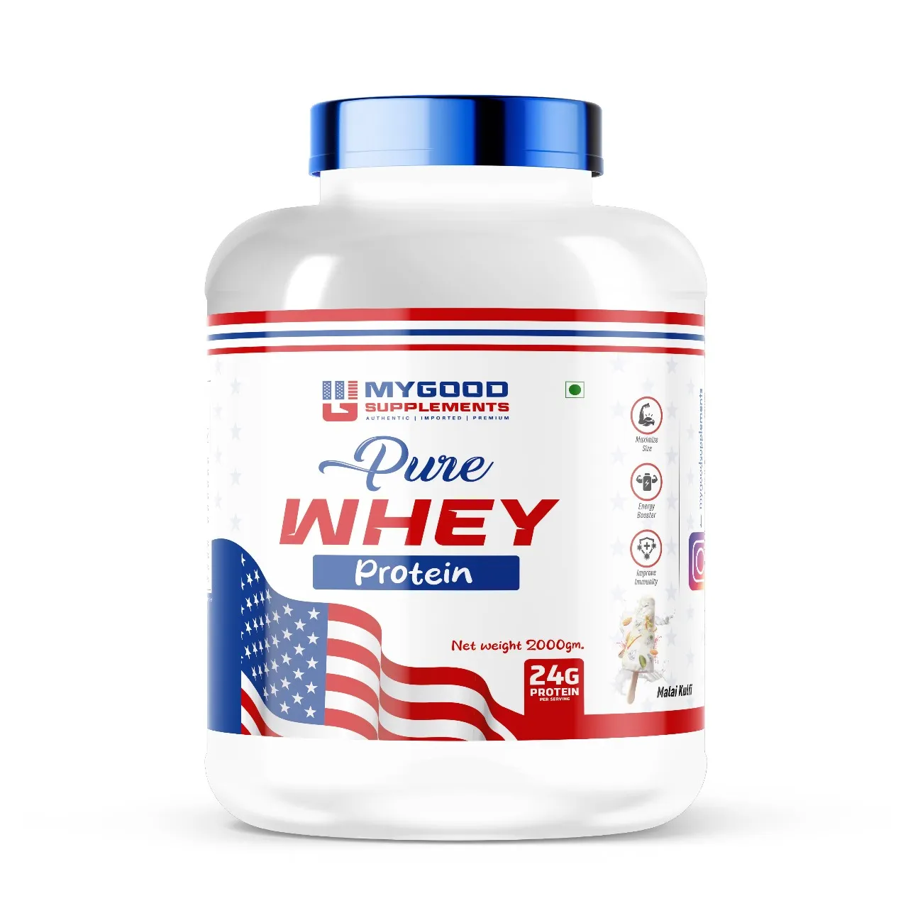 Pure Whey Protein Malai Kulfi 2kg