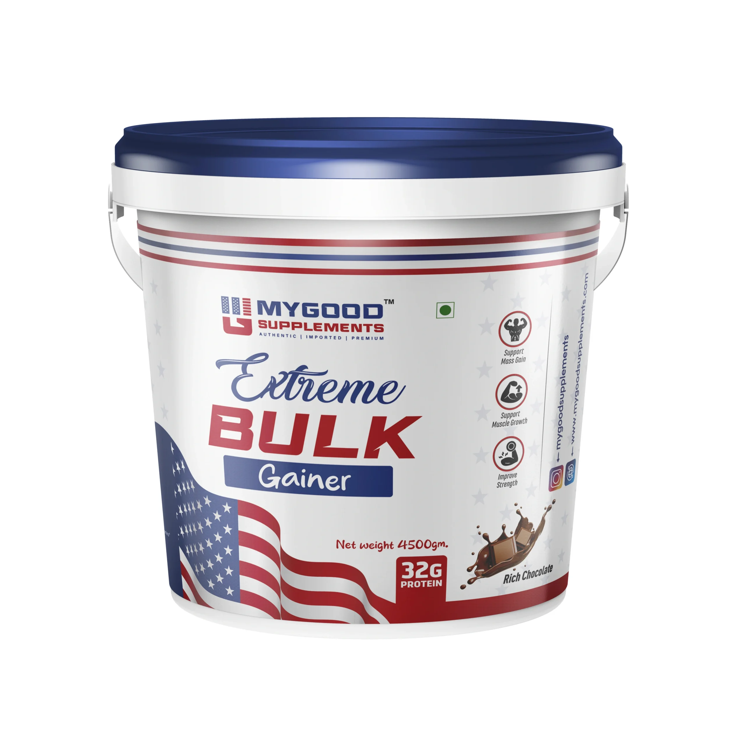 EXTREME BULK GAINER 4.5KG Chocolate