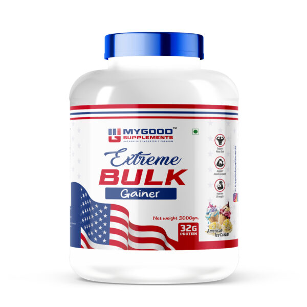 Extreme Bulk Gainer 3kg - American Ice Cream Flavor