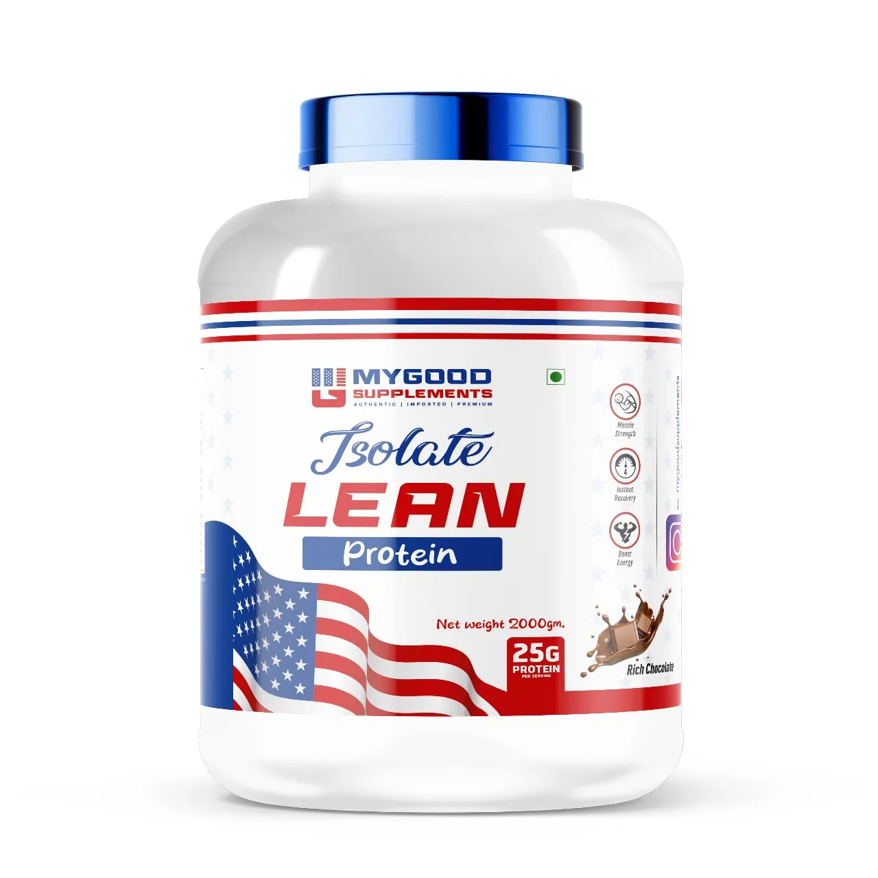 Isolate Lean Protein 2kg – Chocolate