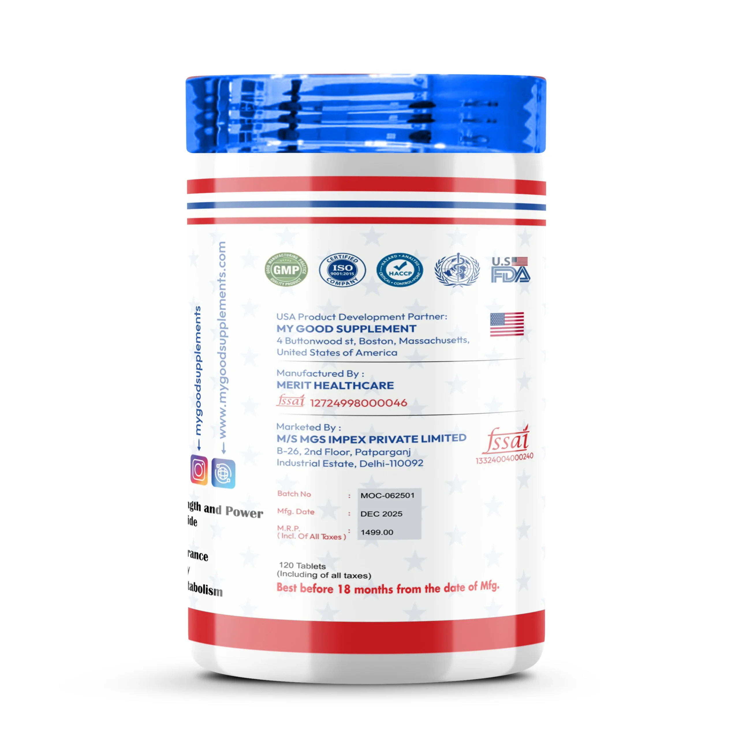 MyGoodSupplement Nitro Pump Back