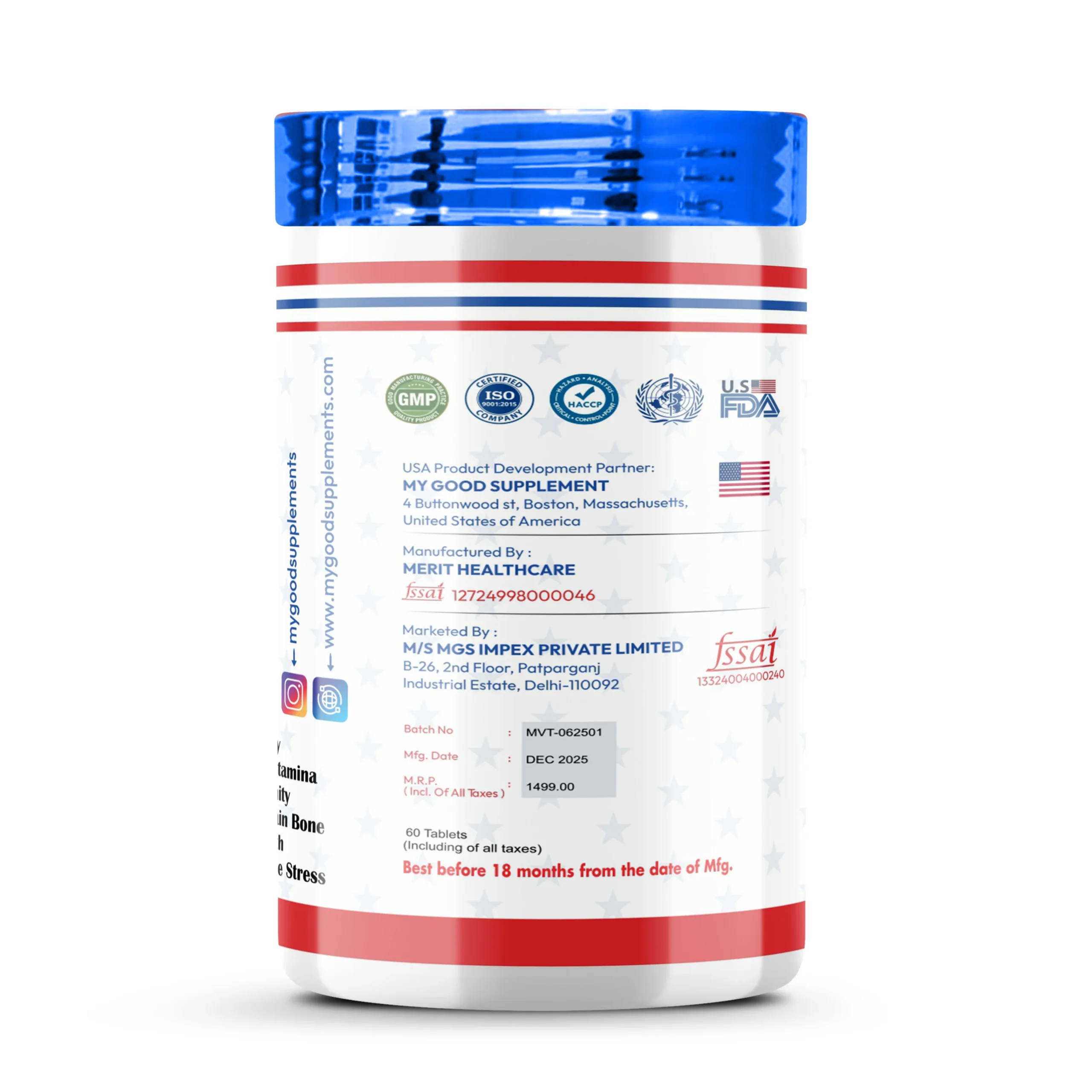 MyGoodSupplement Vitalife Back