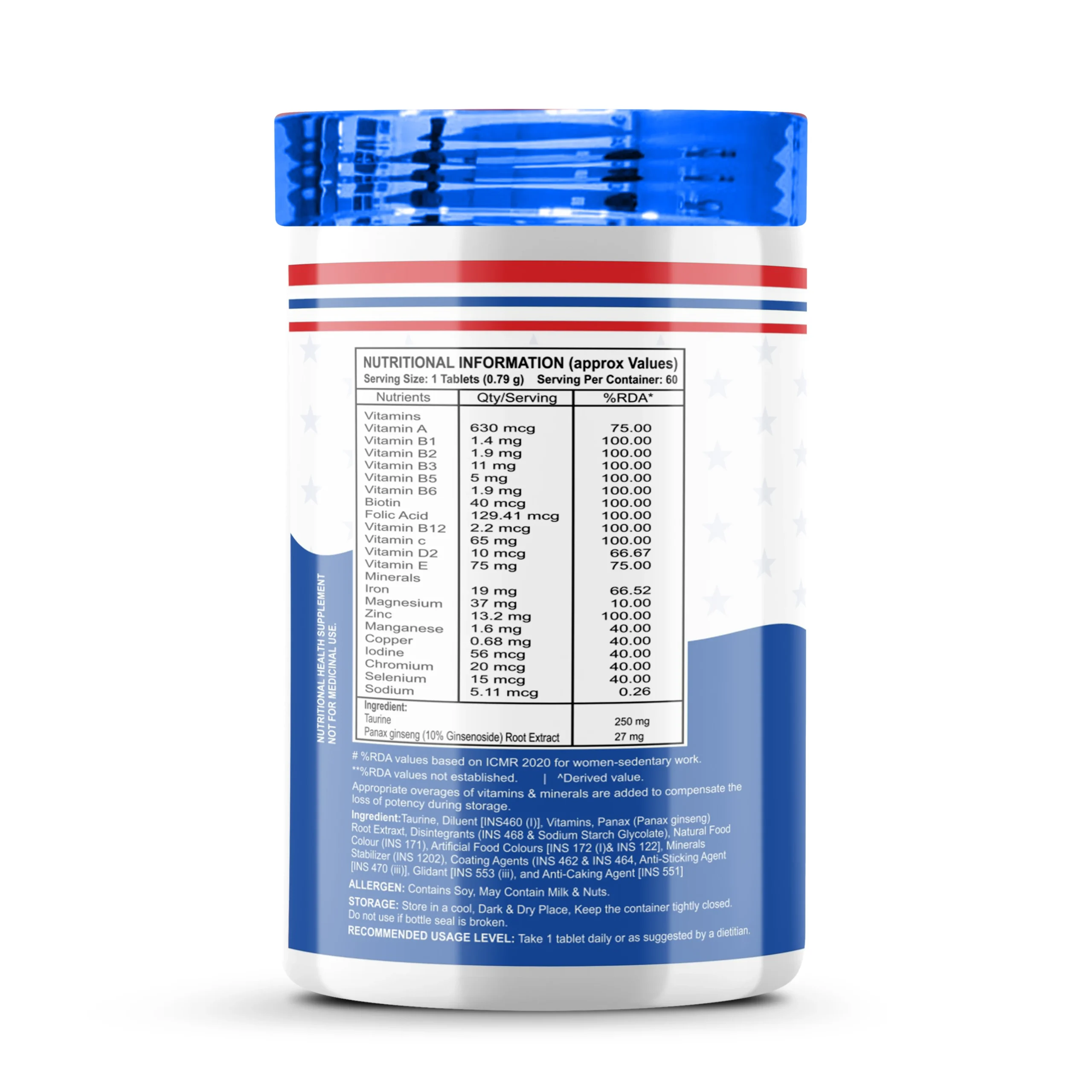 MyGoodSupplement Vitalife Nutritional Fact