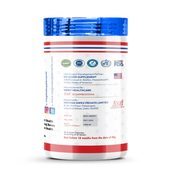 Omega Vital Fish Oil Back