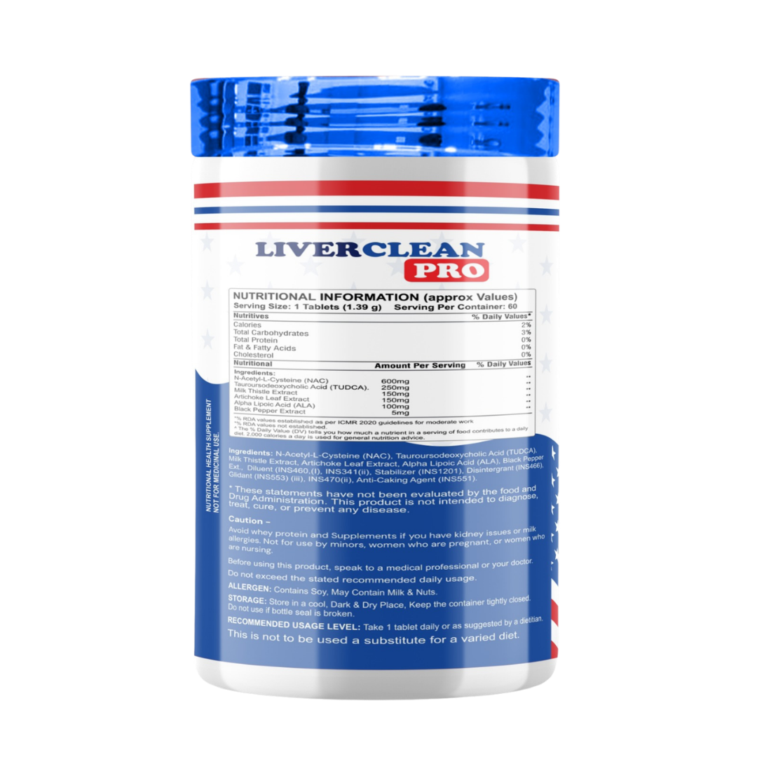 MGS Liver Clean Pro Nutritional Fact